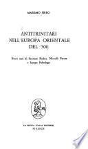 Antitrinitari nell'Europa orientale del '500