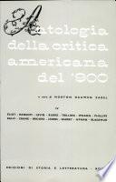 Antologia della critica americana del Novecento