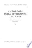 Antologia della letteratura italiana per i licei e gli istituti magistrali