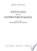 Antologia della letteratura italiana: Rinascimento ed età barocca