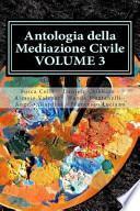 Antologia Della Mediazione Civile -