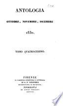 Antologia; giornale di scienze, lettere e arti