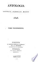 Antologia. Vol 1-48. Indice