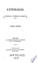 Antologia. Vol 1-48. Indice