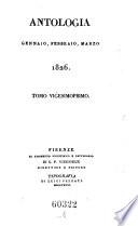 Antologia. Vol 1-48. Indice