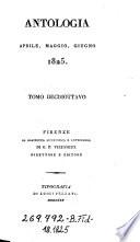 Antologia. Vol 1-48. Indice