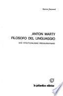 Anton Marty filosofo del linguaggio