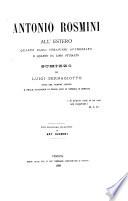 Antonio Rosmini all'estero quanto dagli stranieri apprezzato e quanto da loro studiato