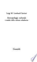 Antropologia culturale e analisi della cultura subalterna