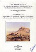 Antropologia Delle Società Pastorali Tribali E Contadine