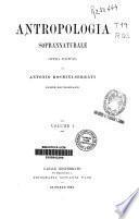 Antropología soprannaturale