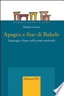 Apogeo e fine di Babele