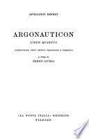 Apollonii Rhodii Argonauticon, liber quartus