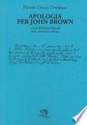 Apologia per John Brown
