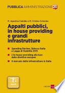 Appalti pubblici, in house providing e grandi infrastrutture