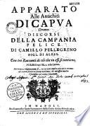 Apparato alle antichita di Capua, overo discorsi della Campania felice