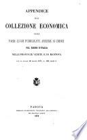 Appendice alla collezione economica delle varie leggi pubblicate assieme ai codici pel regno d'Italia nelle provincie venete e di Mantova con la legge 26 marzo 1871, n. 129 serie 2