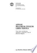 Appiani Bellorum civilium liber tertius