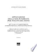 Applicazione della non punibilità per tenuità del fatto. Con CD-ROM