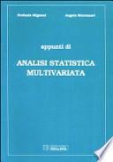 Appunti di analisi statistica multivariata