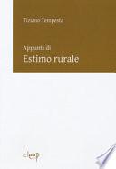 Appunti di estimo rurale