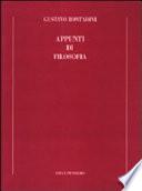 Appunti di filosofia