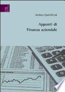 Appunti di finanza aziendale