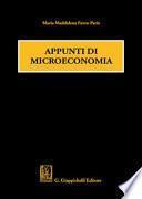 Appunti di microeconomia
