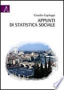 Appunti di statistica sociale