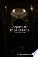 Appunti di Storia dell'Arte ed. minor