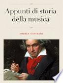 Appunti di storia della musica