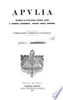 Apulia. rivista di archeologia, filologia, storia e arte della regione