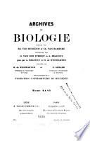 Arch biol (Liege)