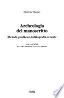 Archeologia del manoscritto
