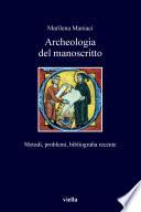 Archeologia del manoscritto