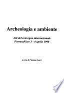 Archeologia e ambiente
