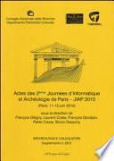 Archeologia e Calcolatori, Supplemento 2, 2009. Archeofoss. Open Source, Free Software e Open Format nei processi di ricerca archeologica