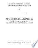 Archeologia laziale