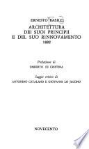 Architettura dei suoi principii e del suo rinnovamento, 1882