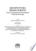 Architettura spazio scritto