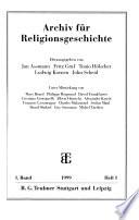 Archiv für Religionsgeschichte
