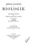 Archives italiennes de biologie