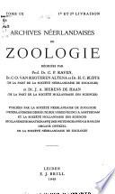 Archives néerlandaises de zoologie