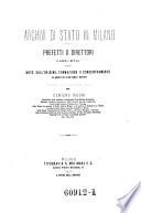 Archivi di stato in Milano. Prefetti o direttori (1468-1874).