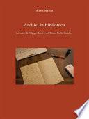 Archivi in biblioteca