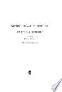 Archivi privati in Abruzzo