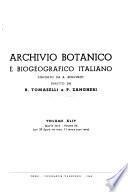 Archivio Botanico E Biogeografico Italiano