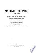 Archivio Botanico E Biogeografico Italiano