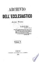Archivio dell'ecclesiastico