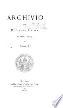 Archivio della Società romana di storia patria